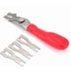 thumbnail image 3 of Floor Welding Skiving Tool,vinyl Flooring Welding Cutting Tool Kit Floor Trimming Trimmer With 3 Bladesred)(1set)-hy, 3 of 5