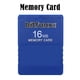 thumbnail image 1 of V1.966 Tarjeta de memoria gratuita McBoot de 16 MB para tarjeta de consola de juegos Sony PS2 (azul), 1 of 8