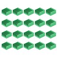 thumbnail image 5 of Uxcell 9x9x5mm Green Sticky Aluminum Heatsink Electronics Cooler 20 Pcs, 5 of 5