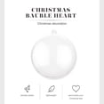 thumbnail image 3 of Tree Nest Bauble Plastic Ball Hanging Christmas Tree Ornament, Clear, 3 of 4