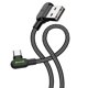 thumbnail image 2 of 50cm / 120cm / 180cm Mcdodo USB Tipo C Cable 90 grados Teléfono móvil Cable de carga rápida Línea 2A Cable de datos USB C Inevent DZ4585-01B, 2 of 7