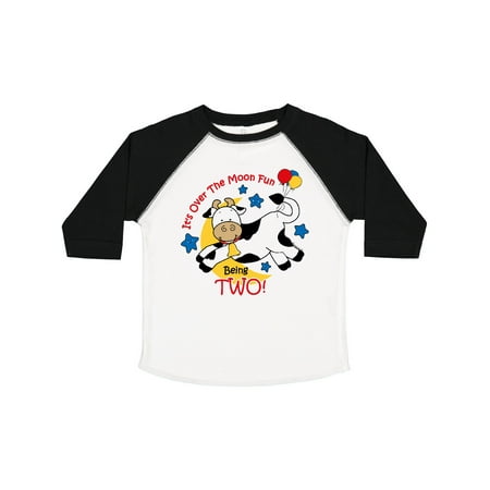 

Inktastic Cow over Moon 2nd Birthday Gift Toddler Boy or Toddler Girl T-Shirt