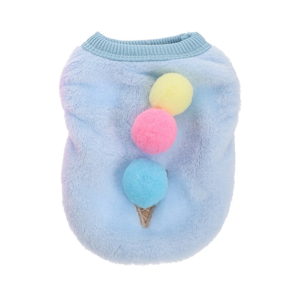 LEORX 1Pcs Custom Vest For Pet Sky Blue Fleece For Pet Dog Outfits Party