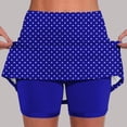 thumbnail image 2 of QATAINLAV Woman Polka Dot Tennis Skirts with Built-in Shorts Elastic High Waisted Golf Skirt Athletic Gym Summer Casual Skorts Mint Green S, 2 of 6