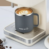 Stainless Steel Insulated Water Cup with Lid Double Layer Vacuum Coffee Cup Tea Cup 400ml Leakproof Travel Mug for Office Home Outdoor Use