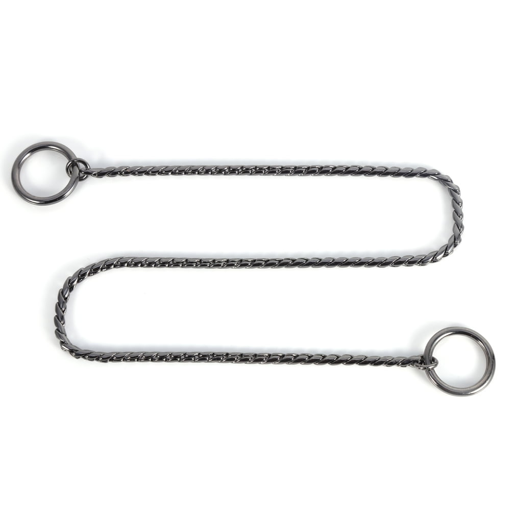 Yosoo 3 Sizes New Gold/Black Metal Snake Chain Twisted Necklace Pet Dog