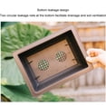 thumbnail image 4 of kurtrusly Nursery Pot Planting Containers Accessories Plastic Plants Container Plant Pots Gardening Accessory with Drain Design Type 2 1Set, 4 of 6