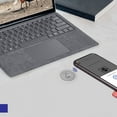 thumbnail image 5 of 50-Pack High Performance NFC RFID Stickers - 13.56MHz 504 Bytes Rewritable with UID Chip (25mm Diameter) for Security, Access Control & Contact Sharing - Waterproof & Durable Keychain Tags, 5 of 5