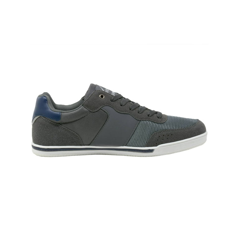 Alpine Swiss Liam Mens Fashion Sneakers Suede Trim Low Top Lace Up Tennis Shoes