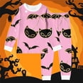 thumbnail image 2 of SJLDQY Halloween Girls Pajama Sets Long Sleeve Shirts Pants 2 Piece Pj Sets Hallowmas Printed Sleepwear Comfy Loungewear Sets for Girls, 2 of 3