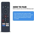 thumbnail image 4 of New Voice RF439A-V06 RF439AV06 URMT26CND001 Replacement Remote Control for Philips LED 4K Android Smart TV 43PFL5766/F7D 55PFL5766/F7D 55PFL5766/F7E 65PFL5766/F7D 50PFL5766/F7D 55PUL7472/F7, 4 of 6