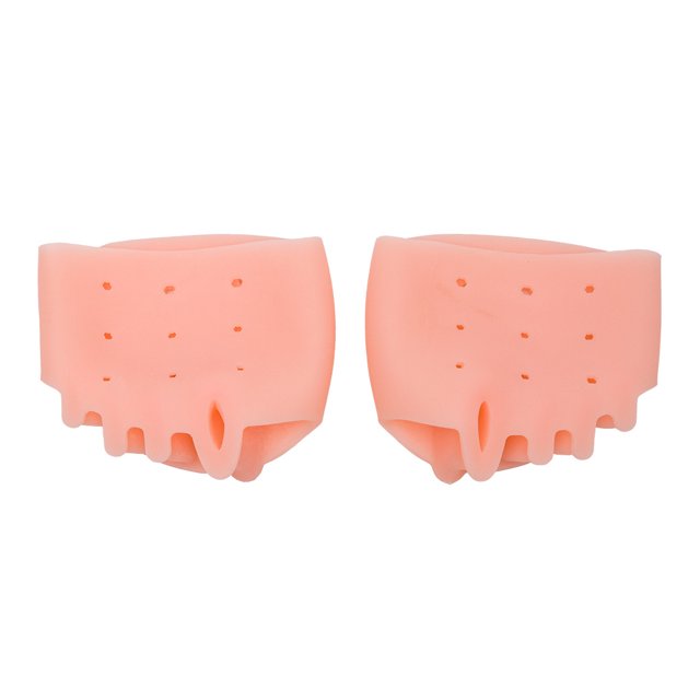 Almohadilla frontal de panal de cinco orificios para hallux valgus, hueso del pie grande, superposición de absorción de impactos, separación de dedos del pie para hombres y mujeres, cubierta para