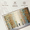 thumbnail image 6 of Elephant Stock Kiss Under The Golden Rain Wall Art - Horizontal Canvas Wall Art - Living Room Wall Decor - Love Canvas - Black And Blue Decor By Ekaterina Ermilkina - 45" x 30", 6 of 8