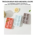 thumbnail image 6 of JoyMoreHome 2Pcs Ice Cube Trays for Freezer - Mini Ice Cube Trays with Lid & Easy-Release Silicone Bottom, Stackable Molds, 6 of 7