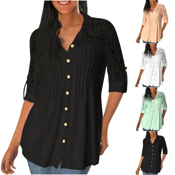 Fesfesfes Tops Fashion Women Summer Printing Short Sleeve V-Neck Casual Blouse Tops Tanktop Bodysuit for Women L(US:8)