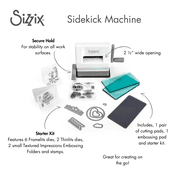 Sizzix Sidekick Manual Die-Cutting & Embossing Machine for Crafts