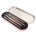 thumbnail image 4 of JUEGO DE HERRAMENTAS PARA APLICAR PESTAS, TIJERAS DE PESTAS POSTIZAS DE ACERO INOXIDABLE, PINZAS PESTAS, RIZADOR DE CEJAS CAJA PARA EXTENSIONES DE PESTAÑAS,, 4 of 7