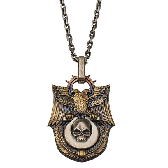 Starforged Warhammer 40K Macragge‘s Triumph Ultramarines Space Marines II Men's Necklace