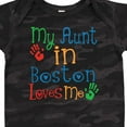 thumbnail image 4 of Inktastic My Aunt in Boston Loves Me Boys or Girls Baby Bodysuit, 4 of 5