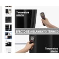 thumbnail image 4 of Cortinas Blackout Para Recamara Sala Elegantes 270X215Cm 2 Paneles Aislamiento Térmico Y Reducción De Ruido Tela Impermeable Modelo Negro, 4 of 4