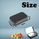 thumbnail image 4 of 4 Piezas Caja de Almacenamiento Pequeña con Tapa Cajas de Hojalata Pequeñas Rectangulares Caja de Metal con Tapa Caja de Hojalata Pequeña para Almacenamiento en el Hogar Negro, 4 of 5