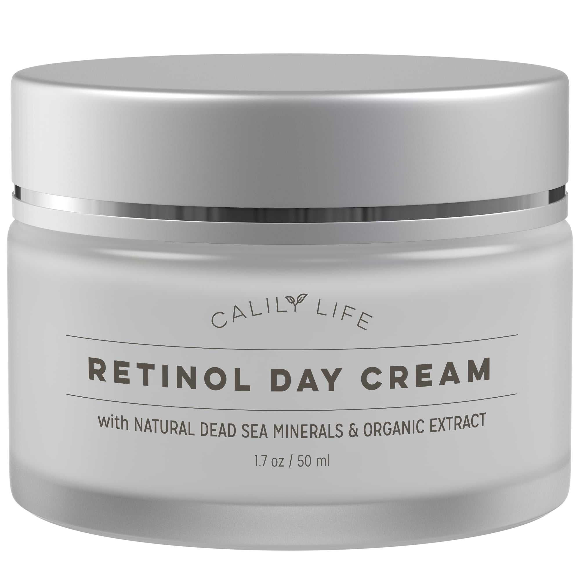Calilylife Organic Anti Aging Retinol Day Cream With Dead Sea Minerals 1 7 Oz Non Greasy Fast