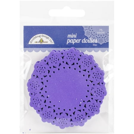UPC: 0842715046047 | Doodlebug Mini Doilies 3 75/Pkg-Lilac Pk 3 Doodlebug