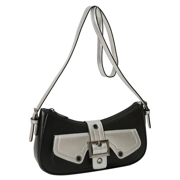 Bolso bandolera para mujer, bolsos de hombro para mujer, bolsos de hombro, bolsos para mujer, bolsos pequeños tipo hobo con forma de bola de masa, bolso de mano de piel vegana para mujer