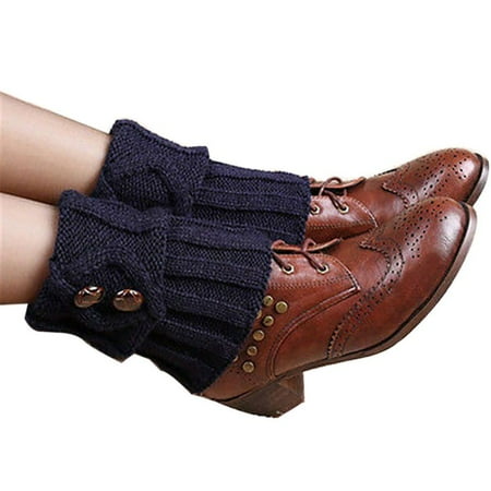 

EFINNY Women Winter Knit Leg Warmers Socks Booties