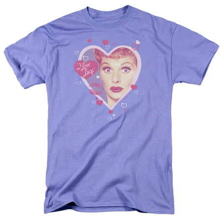 I Love Lucy - Kissing Hearts Short Sleeve Shirt XXX-Large