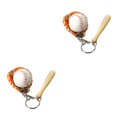 thumbnail image 3 of Bewildely 3 piezas de llavero de béisbol artificial guante de murciélago anillo llavero Prop suministros deportivos regalo niños novio hombres Fans Type1 NO1 Bewildely CBP182471, 3 of 6