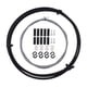 thumbnail image 5 of Juego de cables y fundas para freno de bicicleta, cable de cambio y desviador para piezas de bicicleta de carretera Negro, 5 of 9