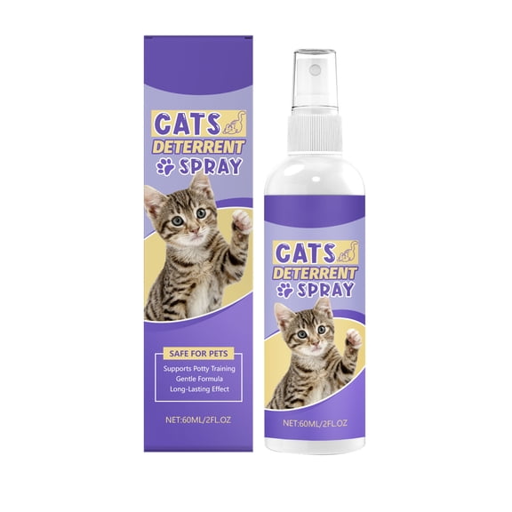 Yegbong Cat Training Spray 60Ml, Guides Correct Bowel Habits & Home Protection, For Pet Owners Training Cats To Litter Train At Home