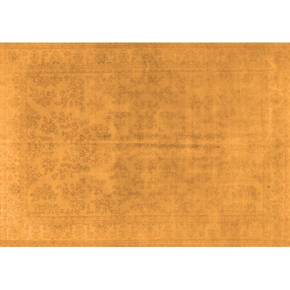 Ahgly Company Indoor Rectangle Persian Orange Traditional Area Rugs, 8' x 12'