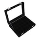 thumbnail image 5 of Estuche Organizador De Aretes, Libre De Polvo, Ahorro De Espacio, Caja De Almacenamiento De Aretes Multifunción Ordenada Con Tapa Transparente Para Aretes Para Mujeres ANGGREK Negro, 5 of 8