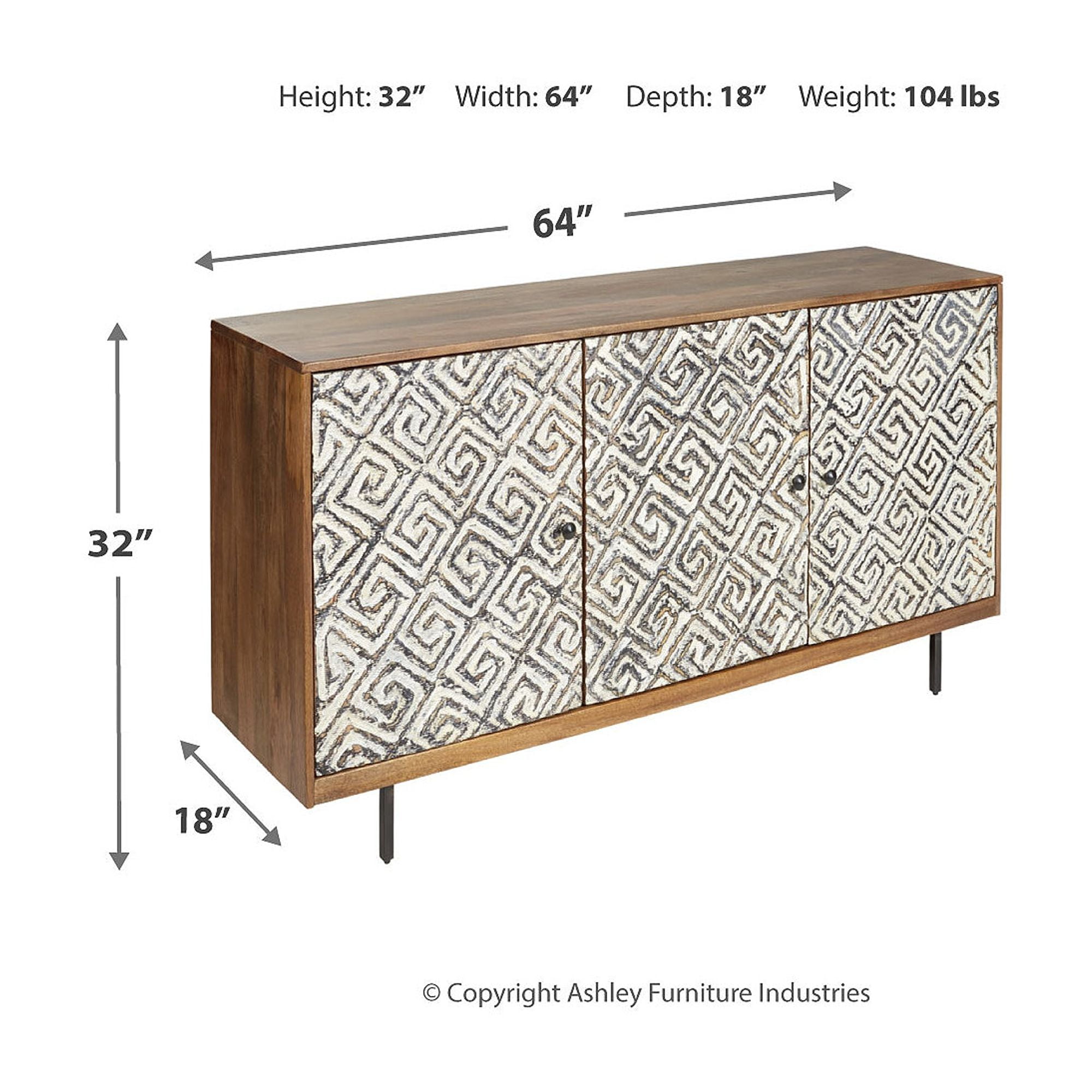 Ashley kerrings accent cabinet discount