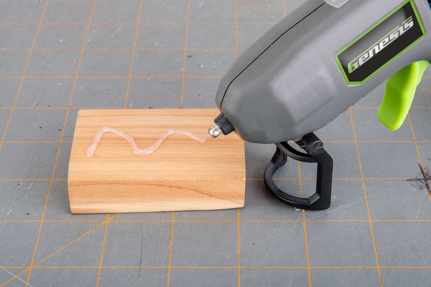 Genesis GLGG04V2 Cordless Rechargeable Hot Glue Gun, Fast Preheating with USB Charge Cable, Stand, and Glue Sticks