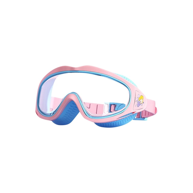 Swimming Goggles For 3-16 Years Old, Hd Children's Large Frame Waterproof Anti-Fog And Anti-ultraviolet Swimming Goggles