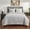 Gris, variante sur Ensemble de couette en coton Venice