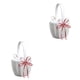 thumbnail image 1 of Advancent Cesta de flores de boda elegante Almacenamiento de soporte adorable Tipo jubiloso 2 Tipo 2 2Conjunto, 1 of 6