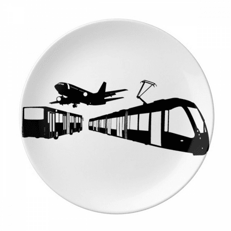 

Metro Bus Aircraft Navigation Plate Decorative Porcelain Salver Tableware Dinner Dish