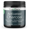 Viva Doria Activated Charcoal Powder - Food Grade, 4 oz
