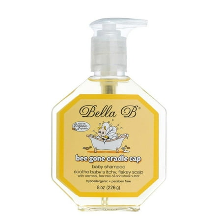 Bella B Bee Gone Cradle Cap Baby Shampoo 8 Oz (Best Shampoo For Cradle Cap)