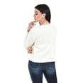 thumbnail image 3 of Sueter de cuello barco Roman Fashion /Juvenil, 4013 (Hueso) beige G, 3 of 5