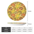 thumbnail image 2 of Balery Colourful Tie Dye 1 Print Bone China Decorative Plate Ceramic Dinner Plates Art Crafts with Display Stand-7in, 2 of 6