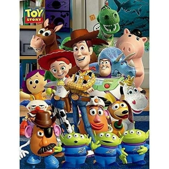 Diamond Painting Kits- Full Drill Scenery Diamond Painting,Toy Story 5d Diamond Art,Gem Art for Adults Wall Home Decor 12x16inch