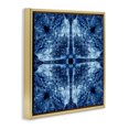 thumbnail image 3 of Stupell Industries Bohemian Modern Mosaic Pattern Gold Floating Frame Canvas Art, 18 x 18, by El Perkin, 3 of 8