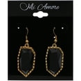 thumbnail image 2 of Mi Amore Dangle-Earrings Gold-Tone/Black, 2 of 2