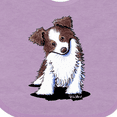 thumbnail image 4 of Inktastic Australian Shepherd Boys or Girls Baby Bib, 4 of 4