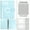 Blue, variant on Couples 100 Day Savings Challenge Binder - A5 Cash Envelope Binder with 25 Grid Pages, Double-sided Card Slots & Digital Stickers for Common Goal,Pink